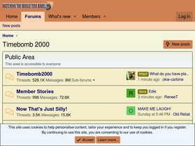 'timebomb2000.com' screenshot