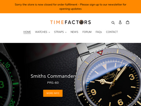 'timefactors.com' screenshot