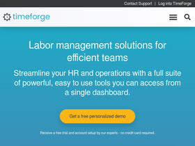'timeforge.com' screenshot