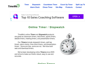 'timeme.com' screenshot