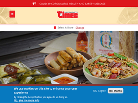 'timessupermarkets.com' screenshot