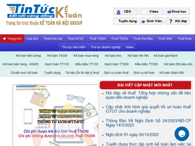 'tintucketoan.com' screenshot