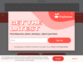 'tinybeans.com' screenshot
