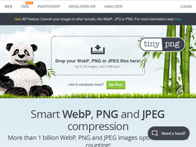 'tinypng.com' screenshot