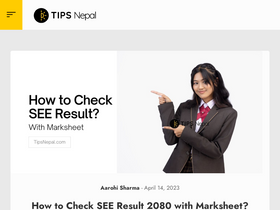 'tipsnepal.com' screenshot