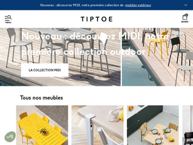'tiptoe.fr' screenshot