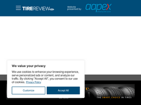 'tirereview.com' screenshot