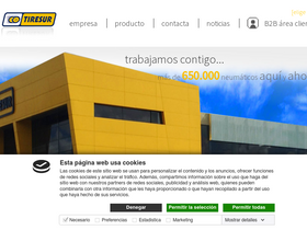 'tiresur.com' screenshot