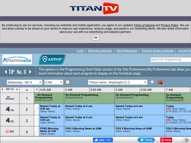 'titantv.com' screenshot