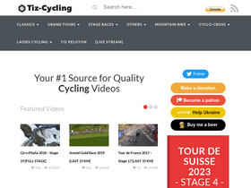 'tiz-cycling.io' screenshot