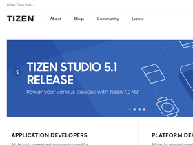 'tizen.org' screenshot