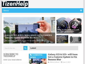 'tizenhelp.com' screenshot