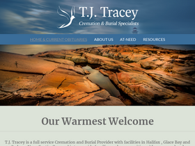 'tjtracey.com' screenshot