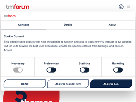 'tmforum.org' screenshot
