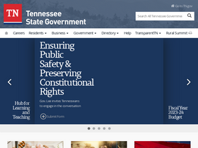 'tn.gov' screenshot