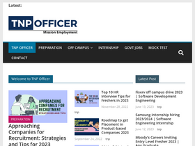 'tnpofficer.com' screenshot