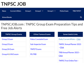 'tnpscjob.com' screenshot
