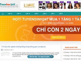 'toanhoc247.com' screenshot