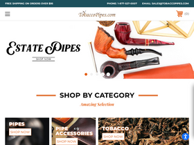 'tobaccopipes.com' screenshot