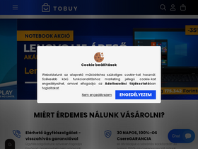 'tobuy.hu' screenshot