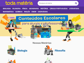 'todamateria.com.br' screenshot