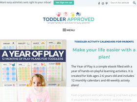 'toddlerapproved.com' screenshot