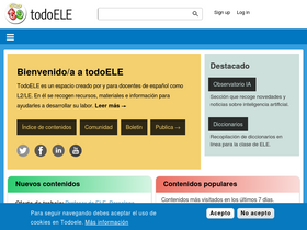 'todoele.net' screenshot