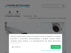 'todoelectronica.com' screenshot