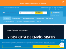 'todorepuestoselectro.com' screenshot