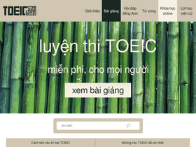 'toeicmoingay.com' screenshot