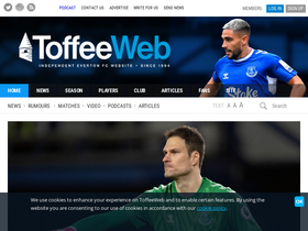 'toffeeweb.com' screenshot