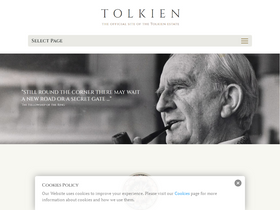 'tolkienestate.com' screenshot