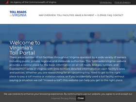 'tollroadsinvirginia.com' screenshot