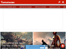 'tomatazos.com' screenshot