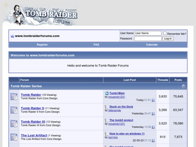 'tombraiderforums.com' screenshot