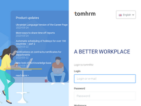 'tomhrm.app' screenshot