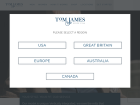'tomjames.com' screenshot