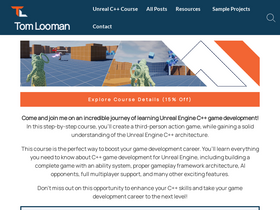 'tomlooman.com' screenshot