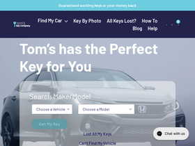 'tomskey.com' screenshot