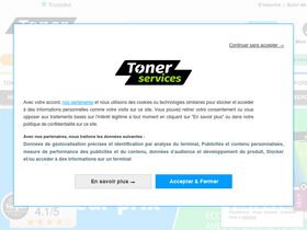 'toner.fr' screenshot