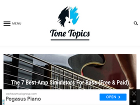 'tonetopics.com' screenshot