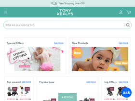 'tonykealys.com' screenshot
