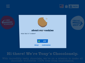 'tonyschocolonely.com' screenshot