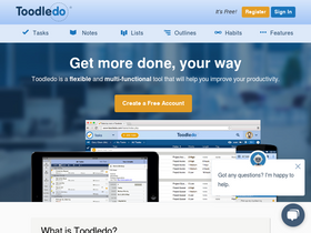 'toodledo.com' screenshot