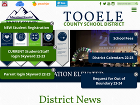 'tooeleschools.org' screenshot