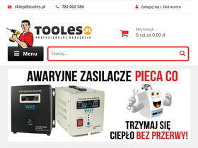 'tooles.pl' screenshot