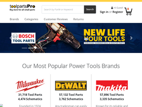 'toolpartspro.com' screenshot