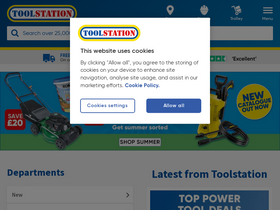 'toolstation.com' screenshot