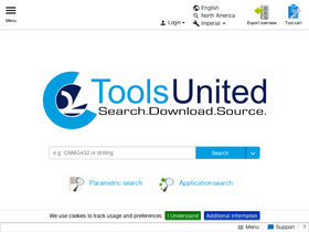 'toolsunited.com' screenshot