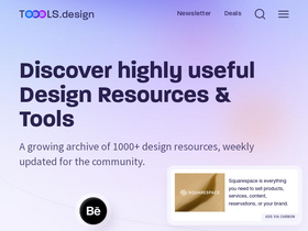 'toools.design' screenshot